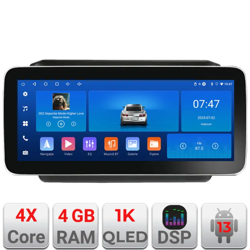 Navigatie Android Suzuki Swift 2017+ Edotec 12.3 inch 4GB+64GB GPS WiFi Preț redus