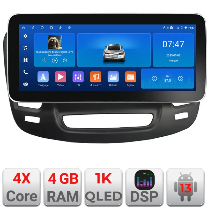 Navigație Android Chrysler 200 2015-2019, 12.3 inch Incell 1K, 4GB+64GB Discount