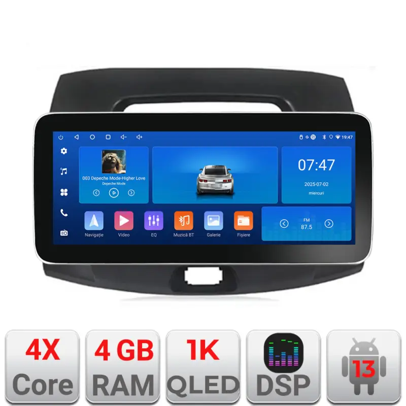 Disponibil imediat Navigatie Hyundai Elantra 2007-2011 Edotec 12.3 inch Android 4GB+64GB