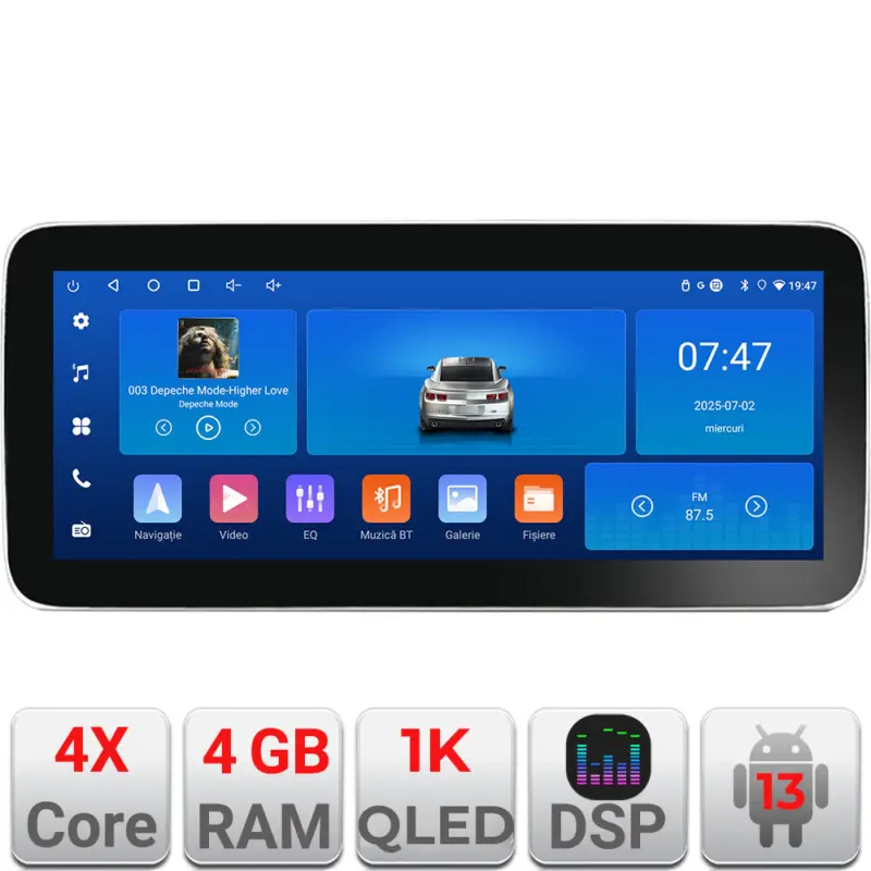 Ofertă limitată Navigație Toyota Verso 2010-2016 Android 12.3 inch 4GB RAM 64GB