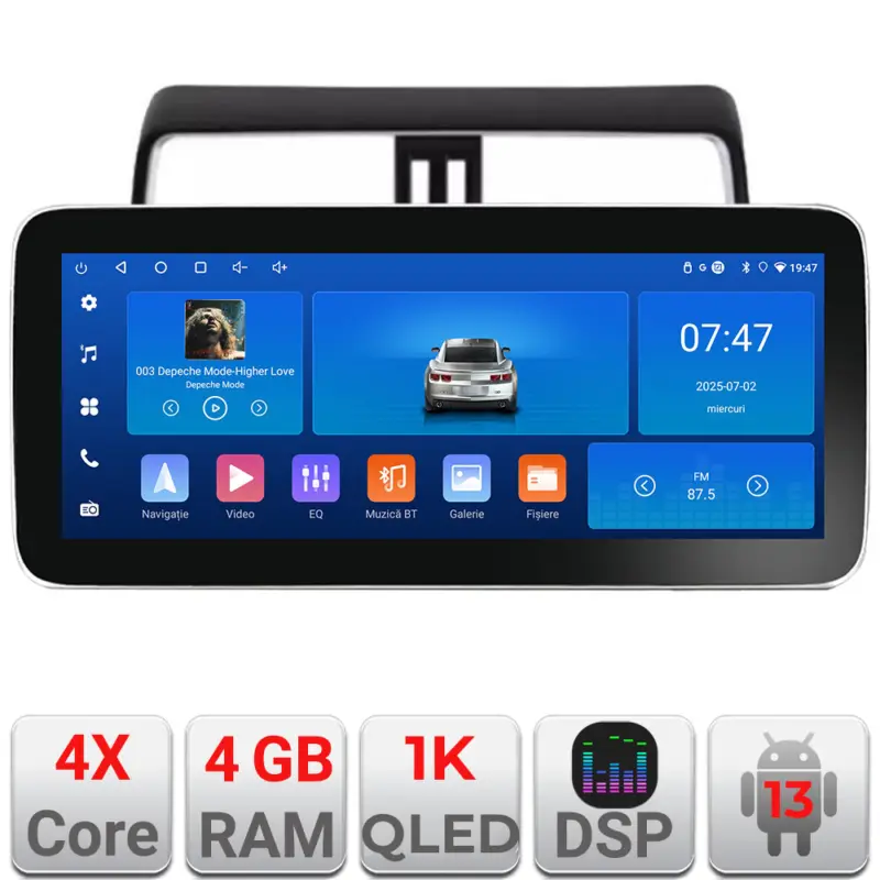 Navigatie Toyota Prado J150 2018+ 12.3 inch Android 4GB/64GB WiFi GPS Vezi acum