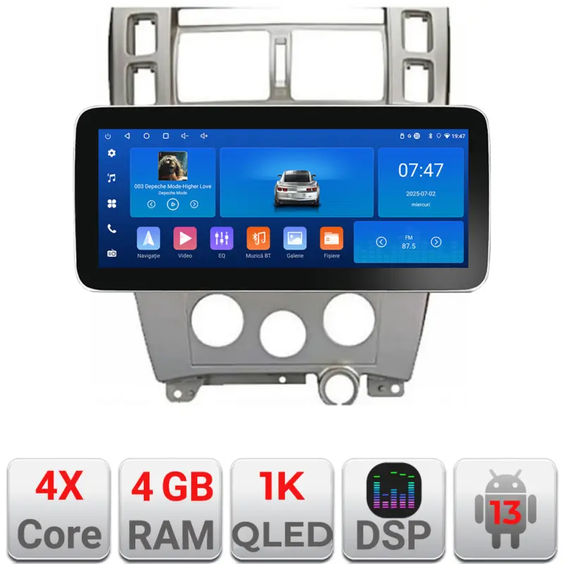 Plată securizată Navigație Hyundai Tucson 2004-2010 Android 13, 4GB RAM, 64GB, 12.3 inch