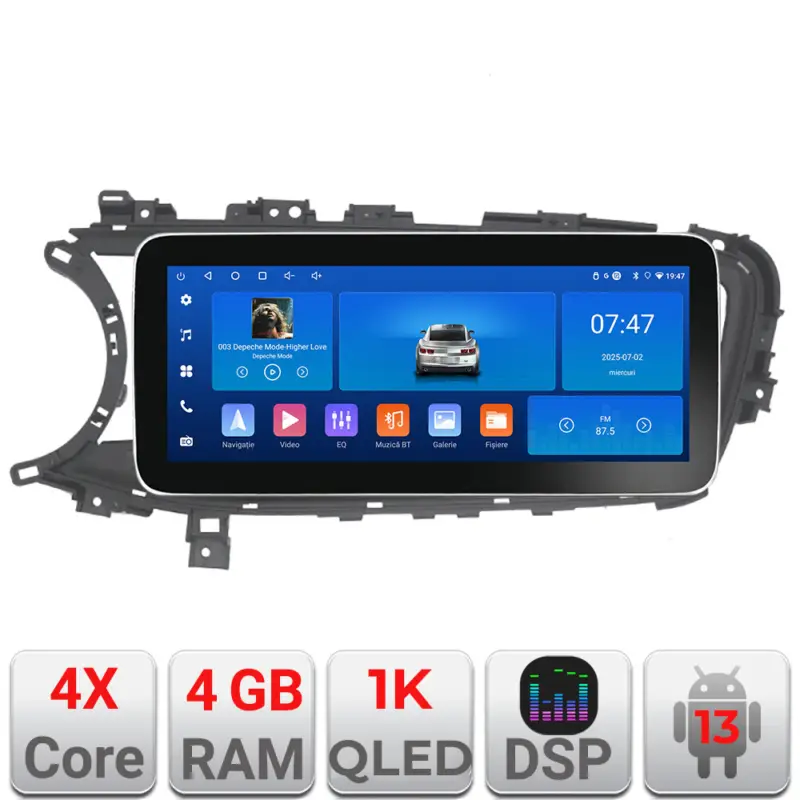 Noutate Navigatie Android Mitsubishi ASX 2017-2021, 12.3 inch, 4GB+64GB