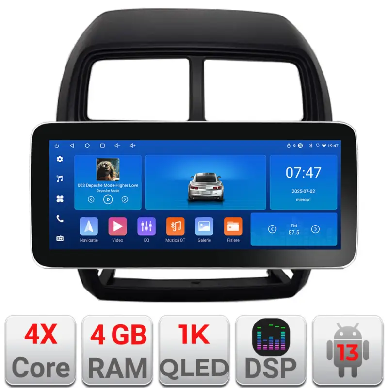 Navigatie Mitsubishi ASX 2017-2021 facelift Edotec 12.3 inch Android 4+64GB Retur ușor