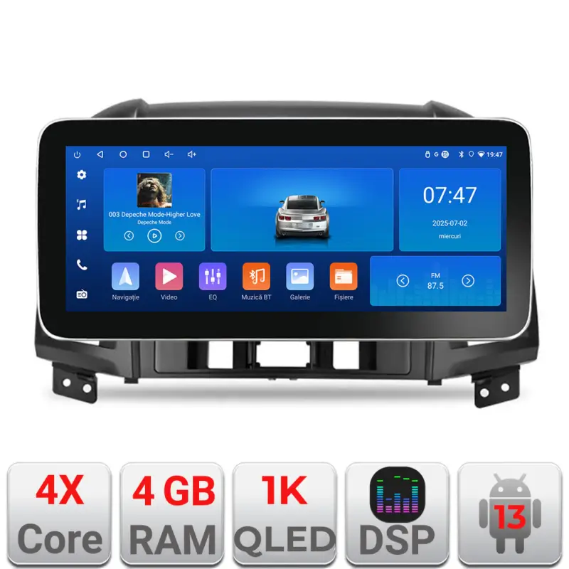 Navigație Hyundai Santa Fe 2007-2012 Edotec 12.3 inch Android 4GB+64GB Reducere extra
