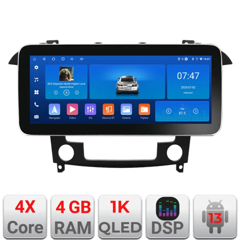 Navigatie Android Ford S-Max 2008-2012 Edotec 12.3 inch 4GB+64GB Expediere rapidă