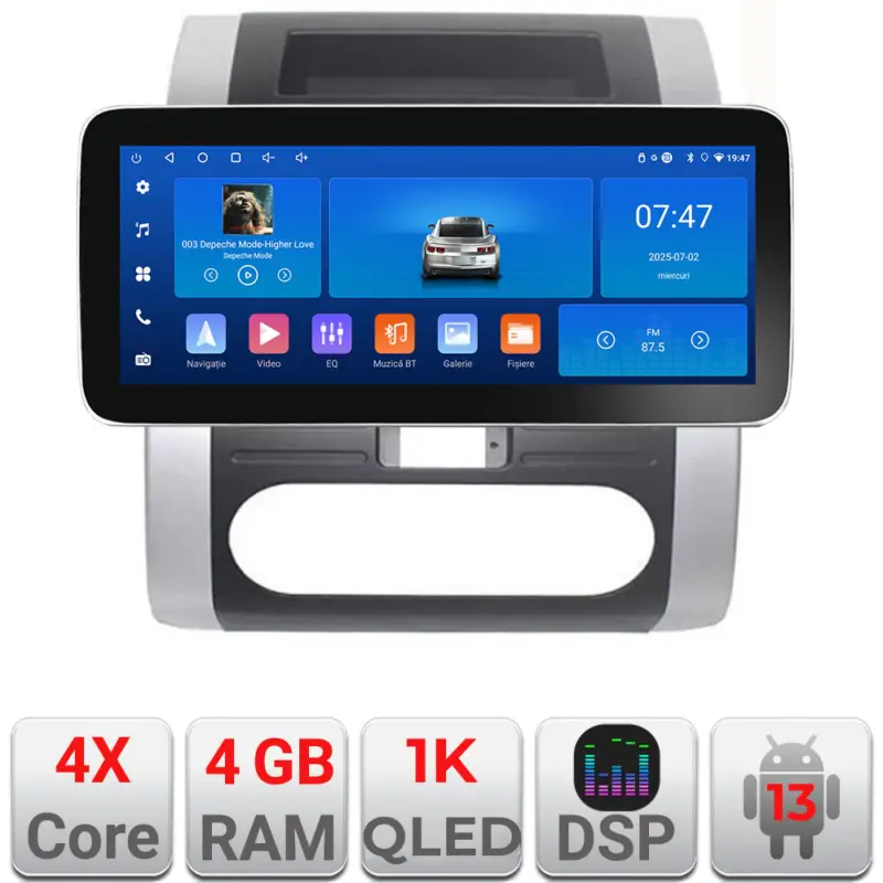 Navigație Nissan X-Trail 2008-2013 Edotec 12.3 inch Android 13 4GB+64GB Transport gratuit