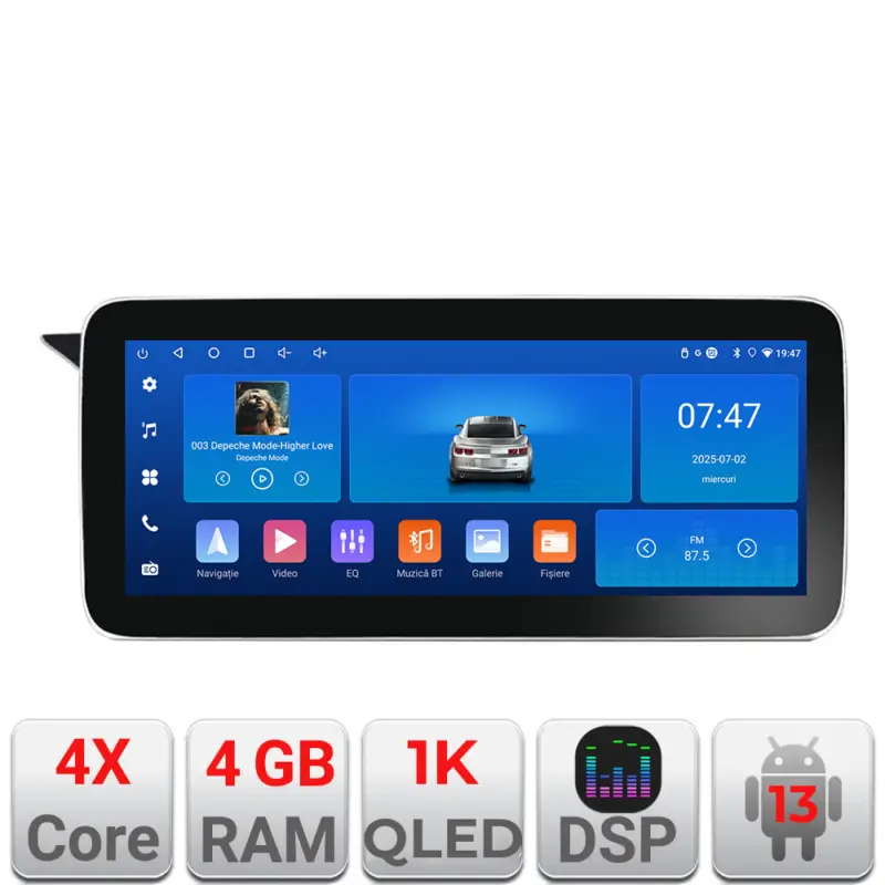Navigație Android Mercedes GLK X204 2008-2011, 12.3 inch, 4GB+32GB Ofertă de sezon