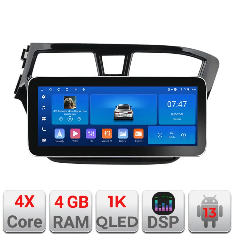 Navigație Hyundai i20 2015-2018 Edotec 12.3 inch 4GB+64GB Android Chilipir