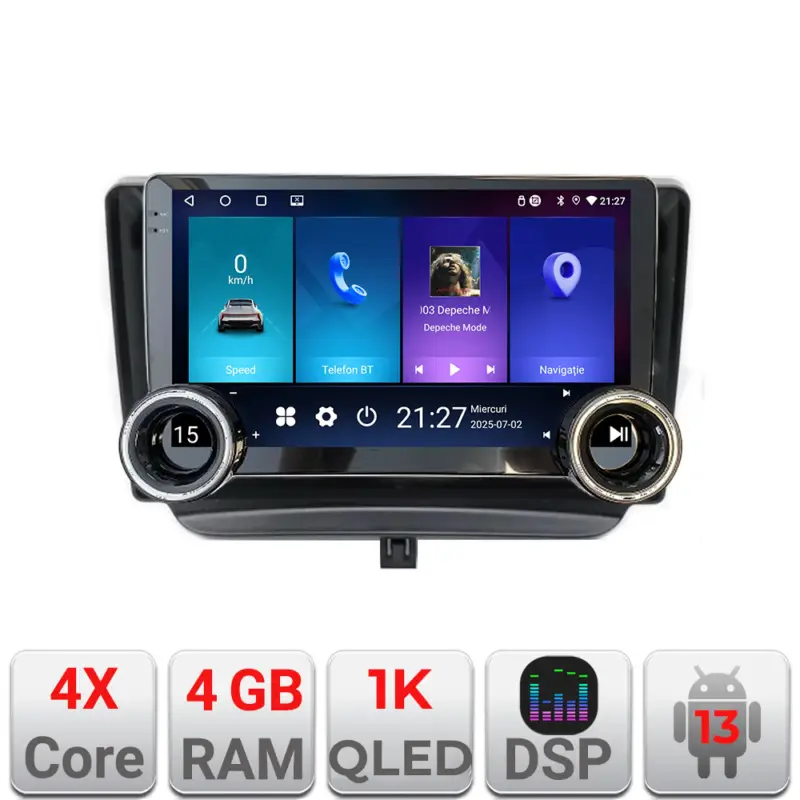 Super ofertă Navigatie Ford Turneo Courier si Transit Courier 10.5 inch 4+64GB CarPlay