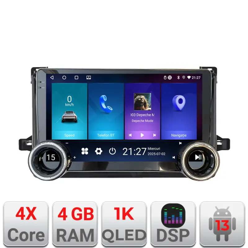 Doar azi Navigație Toyota Prius 2015+ Edotec 10.5 inch 4GB RAM 64GB Android