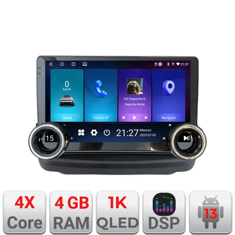Navigatie Hyundai Genesis Edotec 10.5 inch 4+64 GB Android cu GPS si WiFi Ieftin