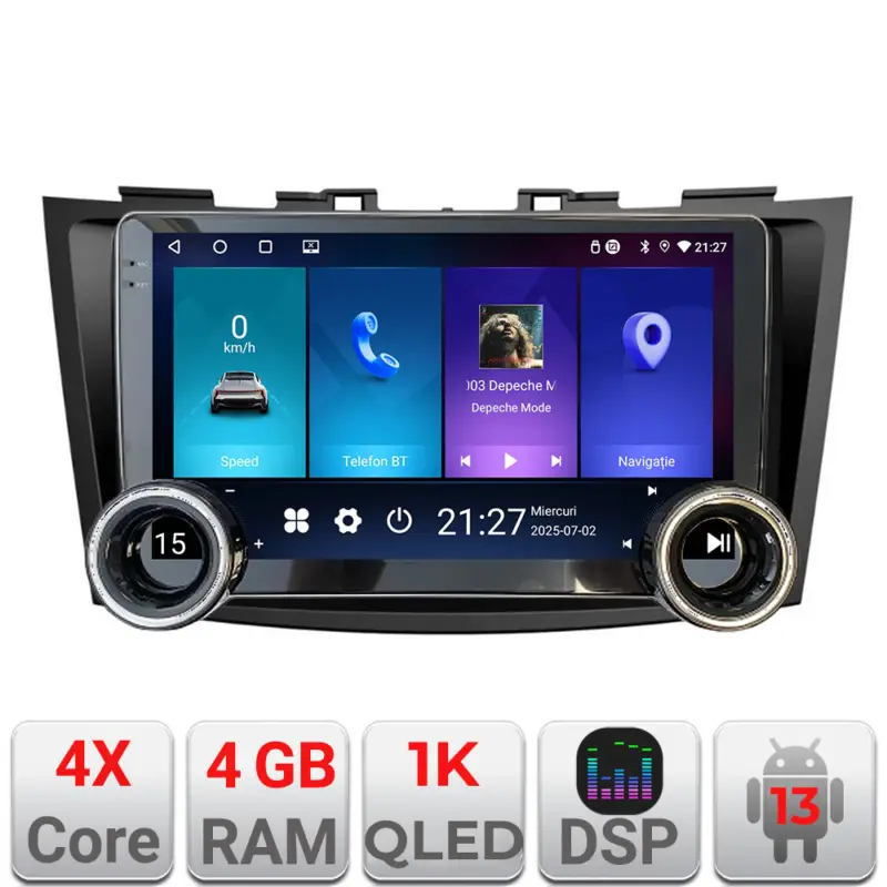 Navigație Suzuki Swift 2010-2017 Edotec 10.5 inch Android 4GB+64GB Reducere
