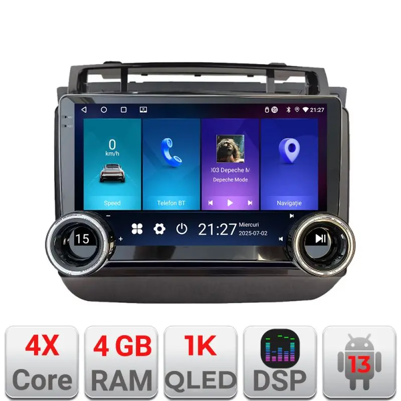 Doar azi Navigație Android VW Touareg 2011-2018, 10.5 inch, 4GB RAM, 64GB