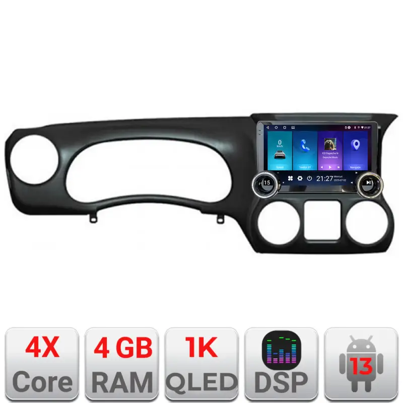 Livrare rapidă Navigatie Jeep Wrangler 2014-2016 Edotec 10.5 inch Android 13 4GB+64GB