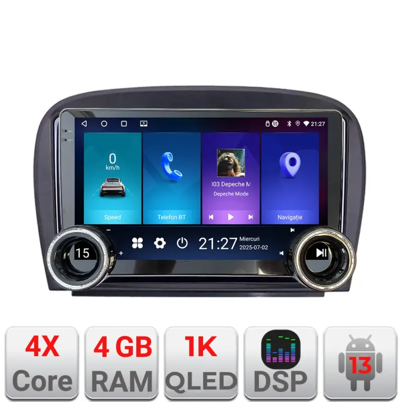 Ofertă exclusivă Navigație Android Mercedes SL W230 2004-2011, 10.5 inch, 4GB+64GB