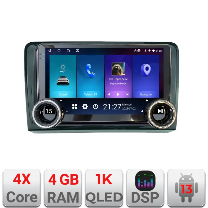 Navigație VW PQB Edotec 10.5 inch Incell, 4GB RAM, 64GB, Android Ultima șansă