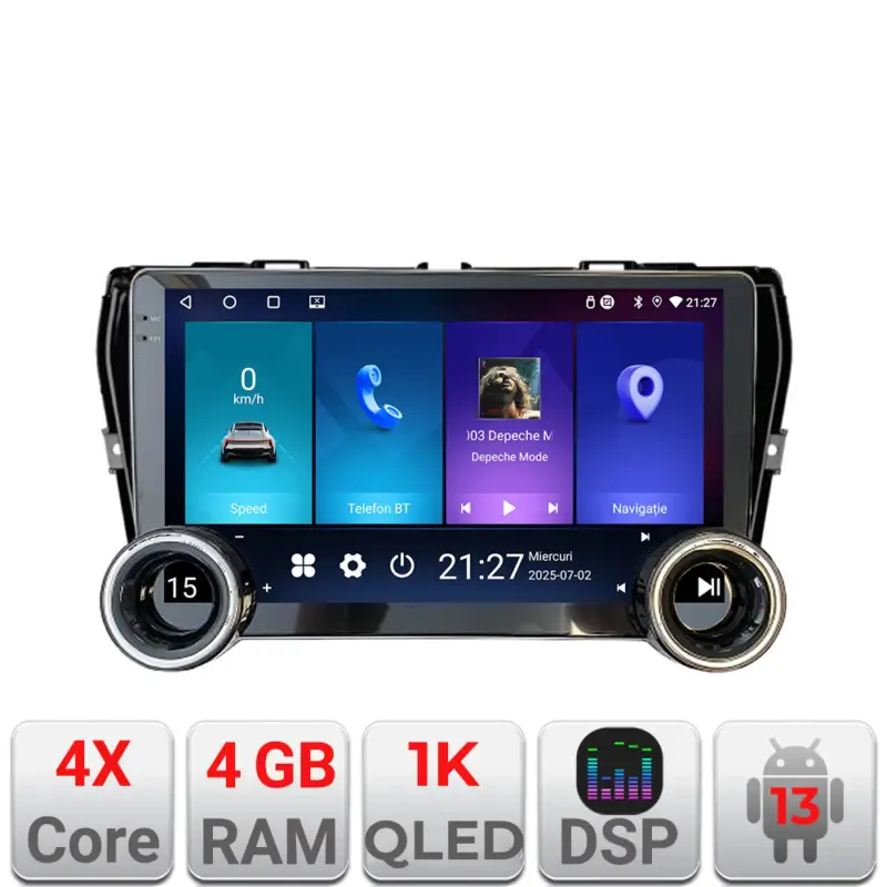 Navigație Android SsangYong Tivoli 2020+ 10.5 inch 4GB RAM 64GB Plată securizată