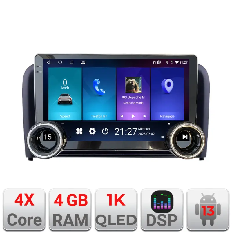 Lichidare de stoc Navigație Android Volvo S80 2004-2006, 10.5 inch Incell 1K, 4GB+64GB