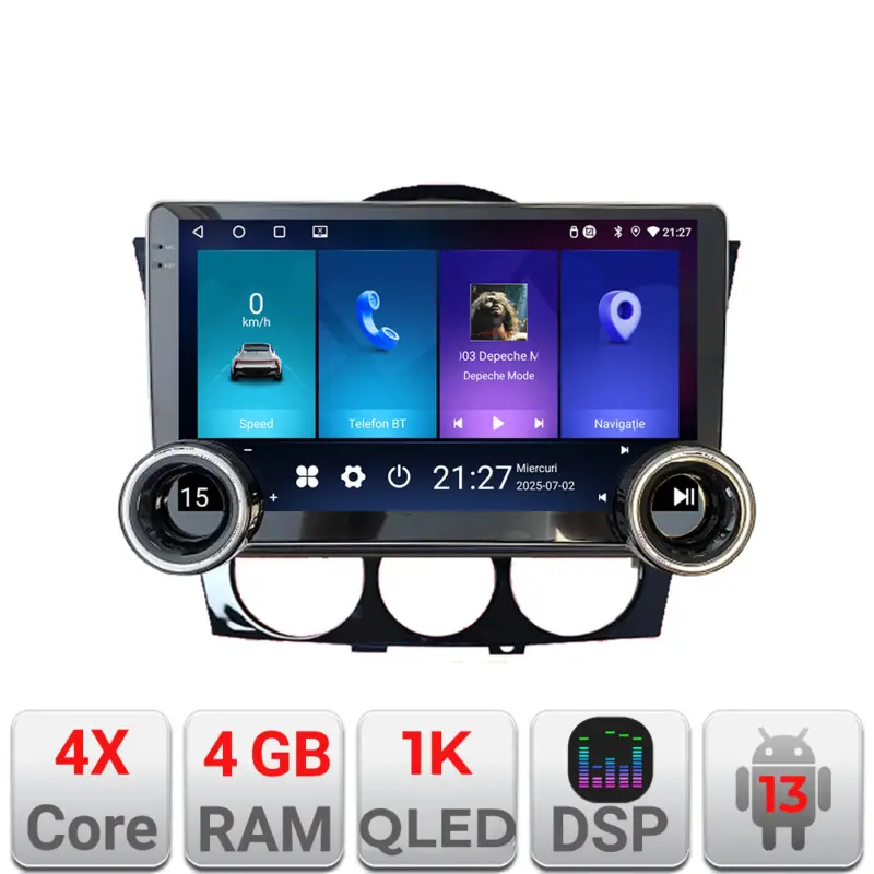 Ofertă Navigație Mazda RX-8 2008-2011 Edotec Android 10.5 inch 4GB+64GB