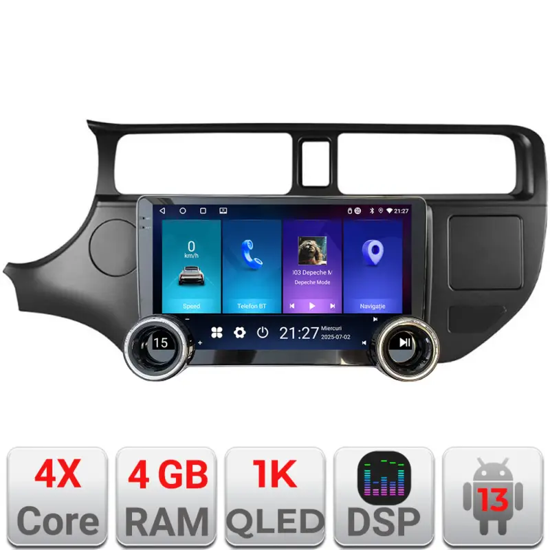 Vezi acum Navigatie Android Kia Rio 2011-2014, 10.5 inch Incell, 4GB RAM, 64GB