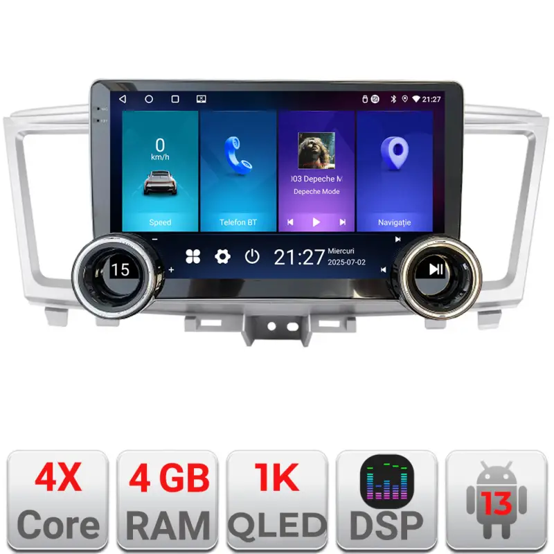 Navigație Android Infiniti QX60 2014-2020, 10.5 inch 1K, 4GB+64GB Noutate