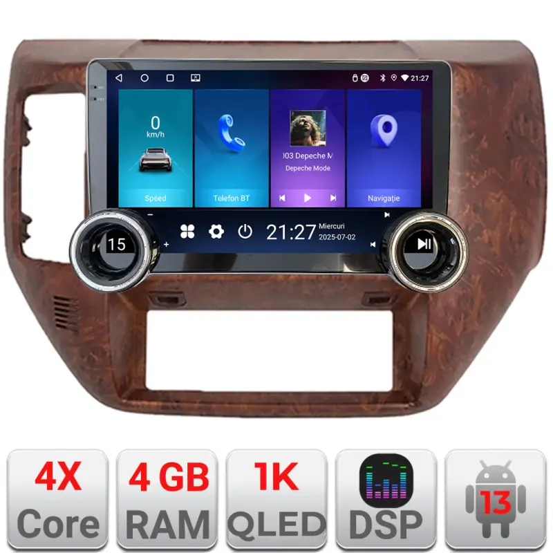 Navigatie dedicata Nissan Patrol 2005-2011, 10.5 inch, Android, 4GB RAM, 64GB Retur gratuit