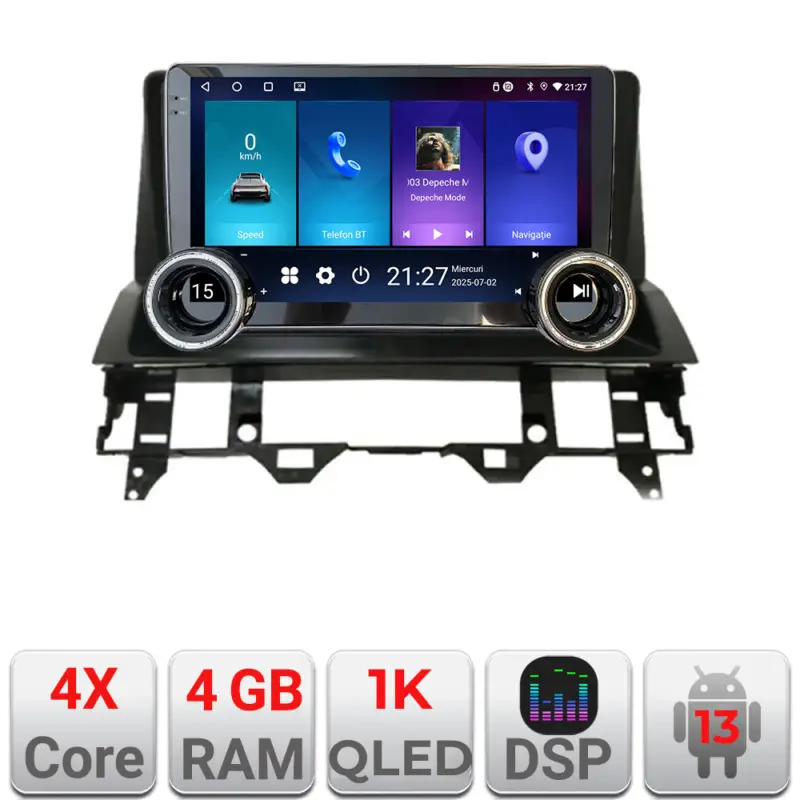 Livrare rapidă Navigație Mazda 6 2004-2008 Edotec 10.5 inch Android 4GB+64GB GPS WiFi