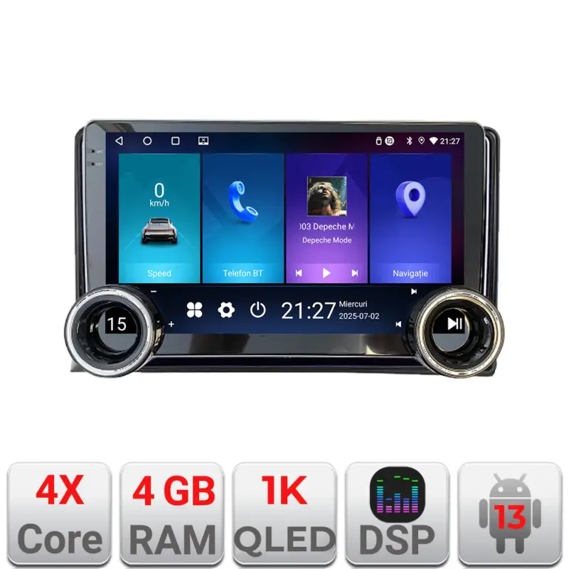 Ofertă limitată Navigatie VW Multivan 2003-2015 Edotec 10.5 inch Android 13, 4GB RAM, 64GB