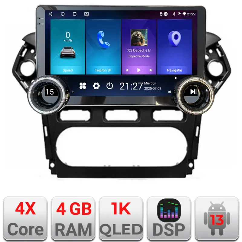 Cumpărături sigure Navigație Ford Mondeo 2010-2014 Android 13, 4GB RAM, 64GB, 10.5 inch