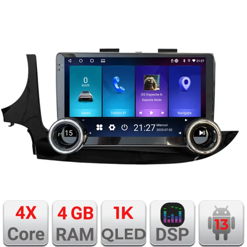 Livrare expres Navigație Opel Mokka 2016+ Edotec 10.5 inch Android 4GB RAM 64GB