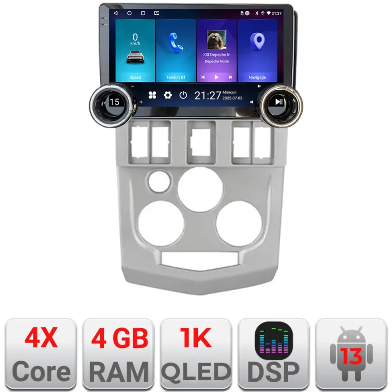 Navigație Android Dacia Logan 1 2003-2010, 10.5 inch, 4GB RAM, 64GB Comandă acum