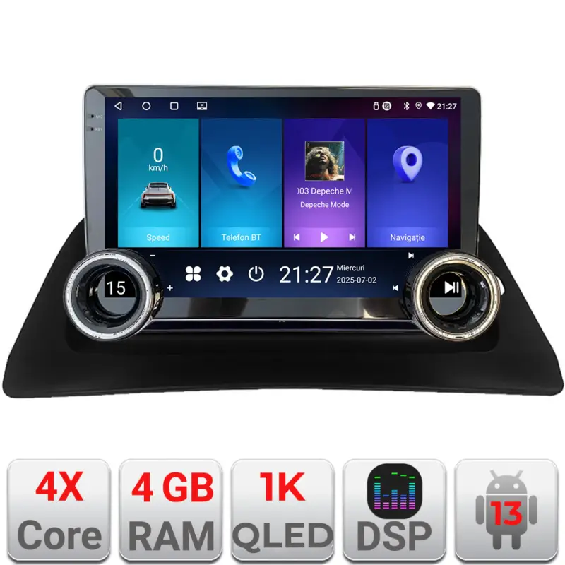 Navigație Renault Kangoo 2015-2019 Edotec 10.5 inch 4GB RAM 64GB Android Ofertă limitată