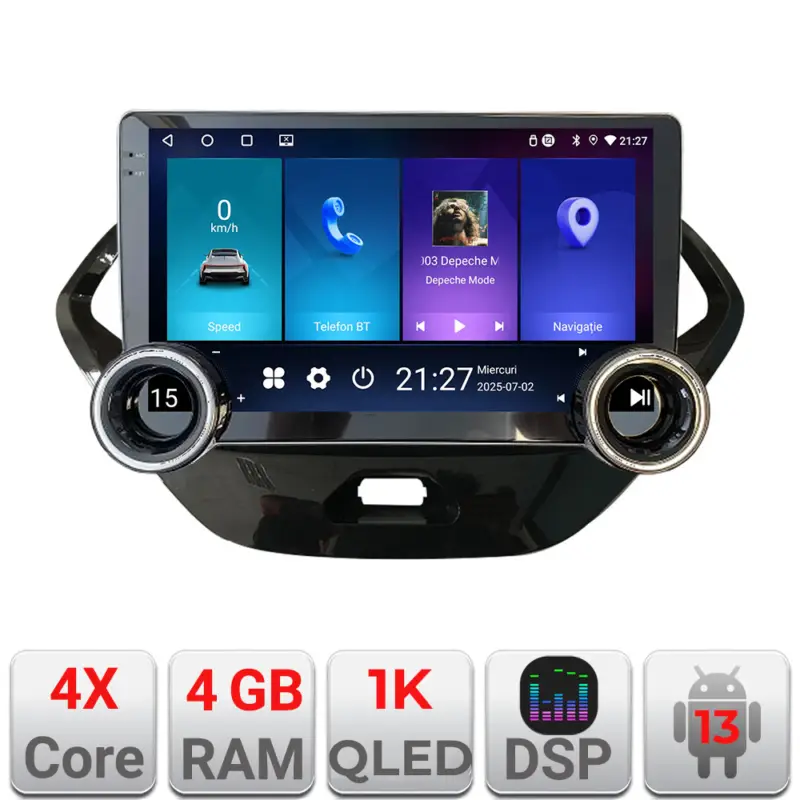 Navigatie Android Ford KA 2015-2020 Edotec 4GB+64GB 10.5 inch Vezi acum