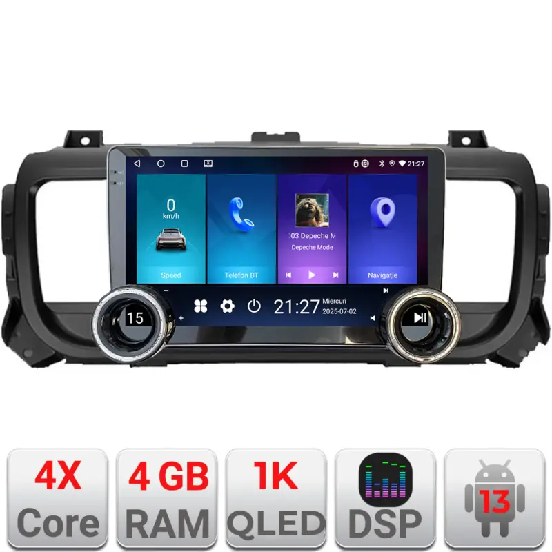 Ofertă de sezon Navigatie Android 10.5 inch Citroen Jumpy, Proace, Traveller 4GB+64GB