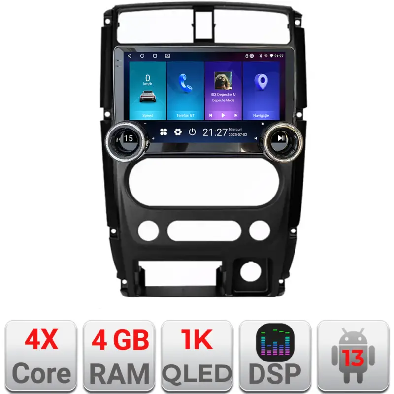 Preț mic Navigație Android Suzuki Jimny 2007-2016, 10.5 inch, 4GB+64GB, GPS