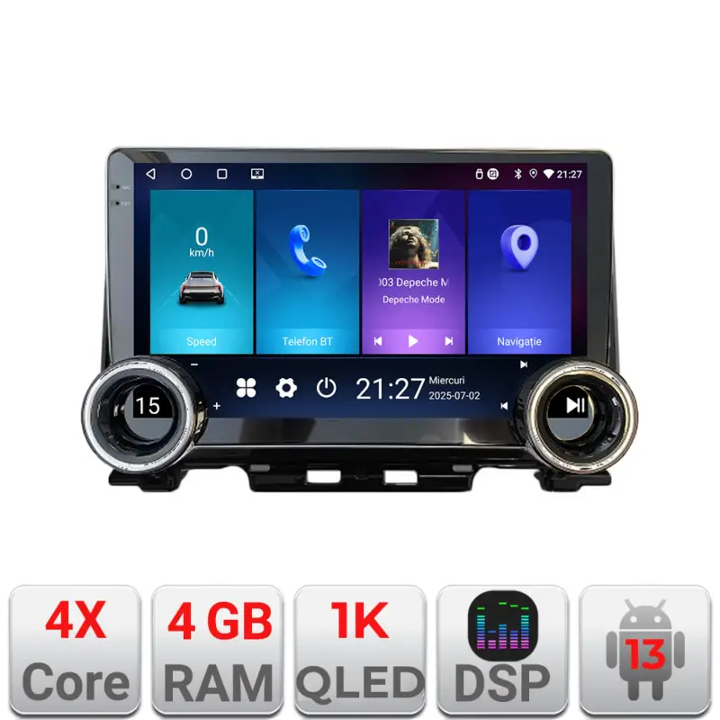 Navigație Suzuki Jimny 2018+ Edotec 10.5 inch Android 4GB RAM 64GB Retur gratuit
