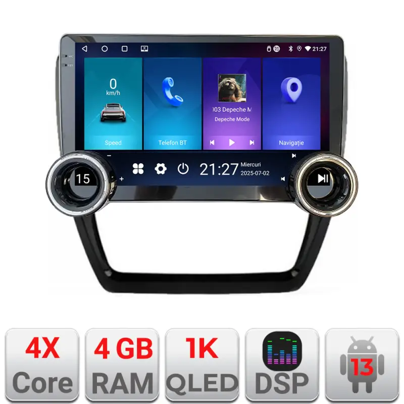 Navigație Android VW Jetta 2011-2018 Edotec 10.5 inch 4GB RAM 64GB Calitate înaltă