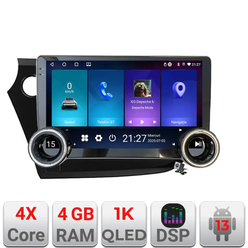 Navigatie Android Honda Insight 2009-2014, 10.5 inch, 4GB+64GB, WiFi 5GHz Reducere
