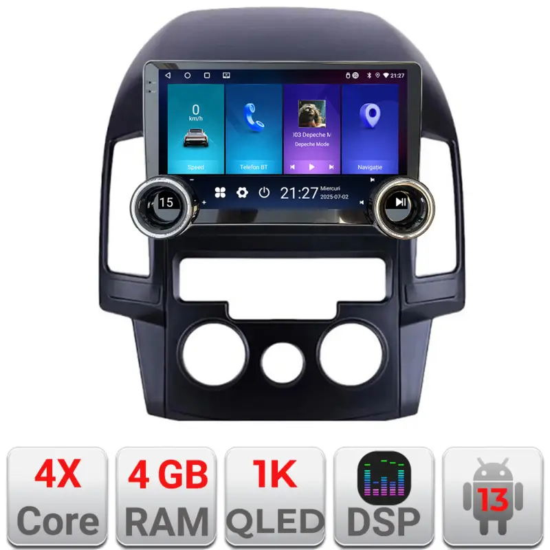 Navigatie Android Hyundai i30 2009-2012, 10.5 inch, 4GB RAM, 64GB Ofertă de sezon