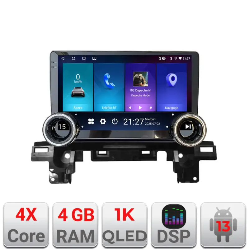 Plată securizată Navigație Mazda CX-5 2015-2020 Edotec 10.5 inch Android 4GB RAM 64GB
