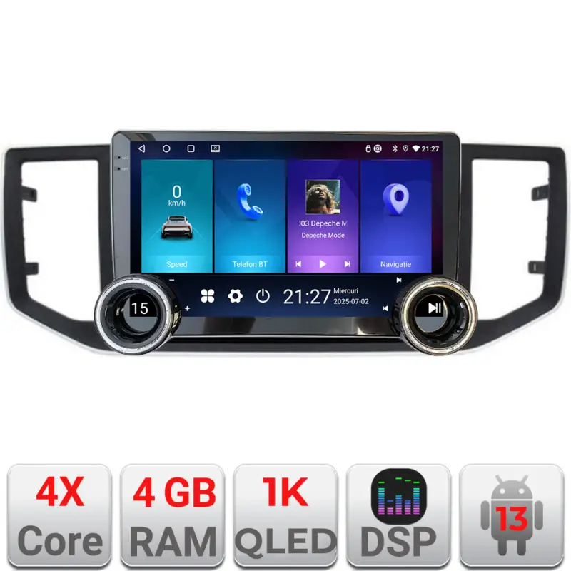 Reducere extra Navigație Android VW Crafter 2018+ Edotec 10.5 inch 4GB RAM 64GB