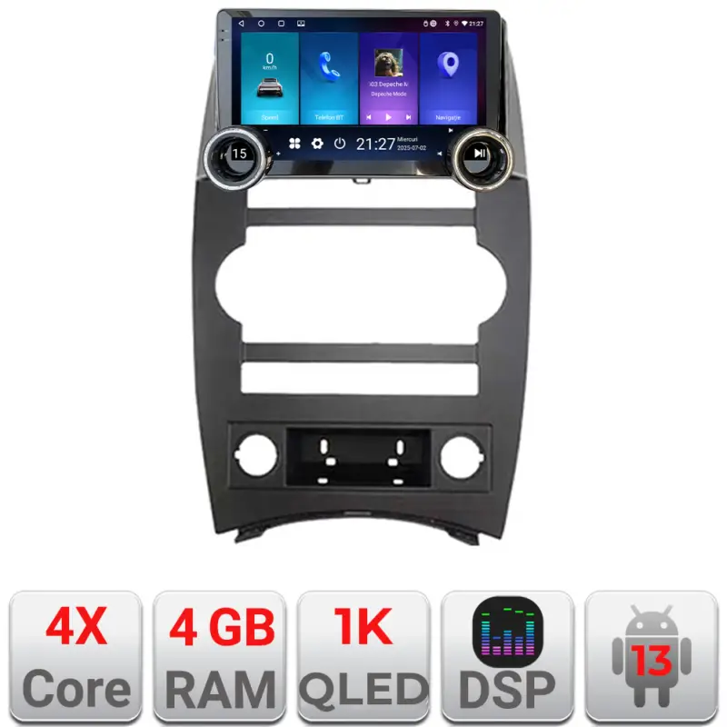 Chilipir Navigatie Jeep Commander 10.5 inch Android 13, 4GB RAM, 64GB, GPS