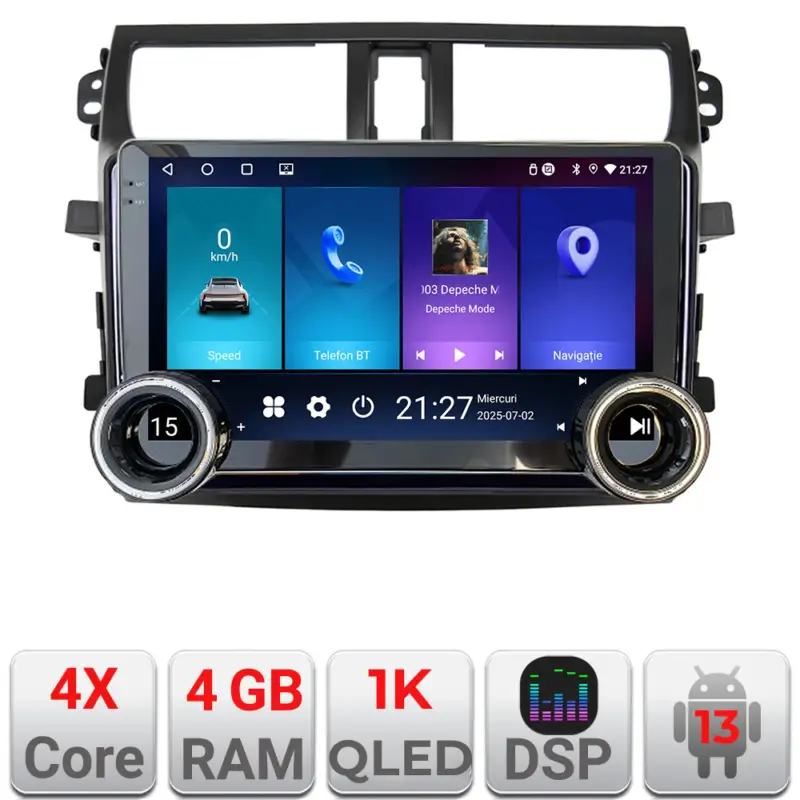 Navigație Suzuki Celerio 2014-2021 Edotec 4GB RAM 64GB 10.5 inch Android Chilipir