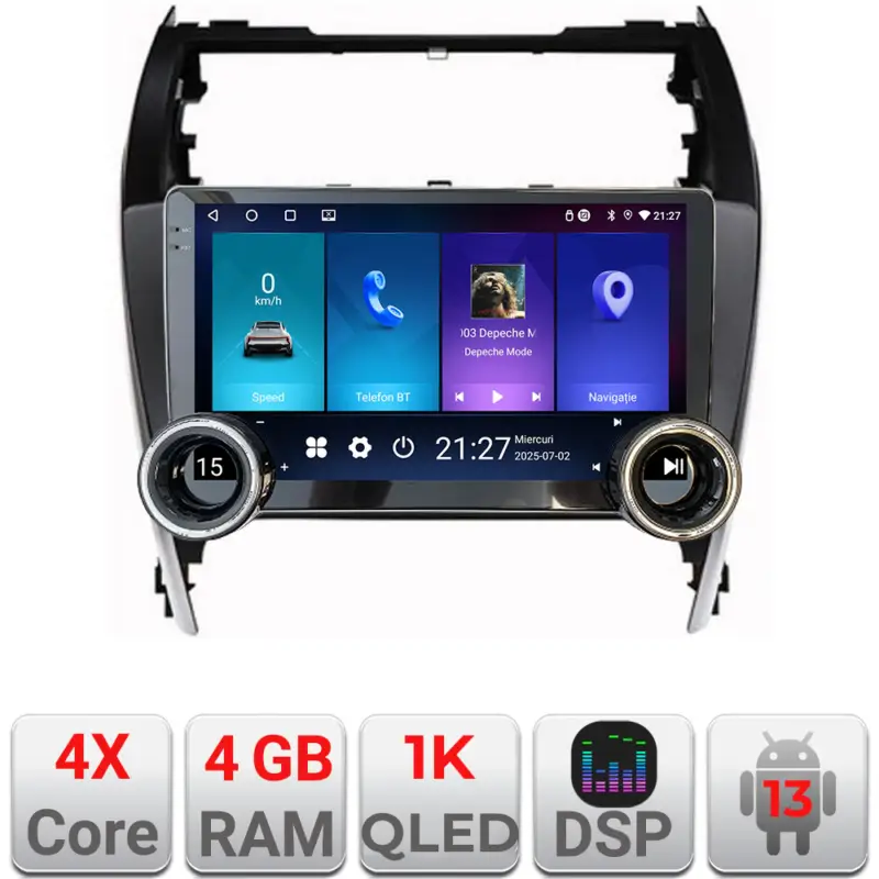 Navigatie Toyota Camry 2012-2018 Edotec Android 10.5 inch 4GB+64GB Livrare gratuită
