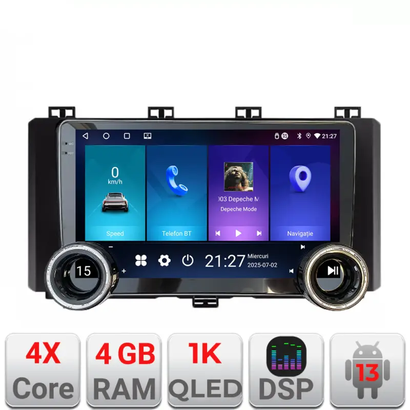 Navigație dedicată Seat Ateca Edotec 10.5 inch, Android 13, 4GB RAM, 64GB Expediere rapidă