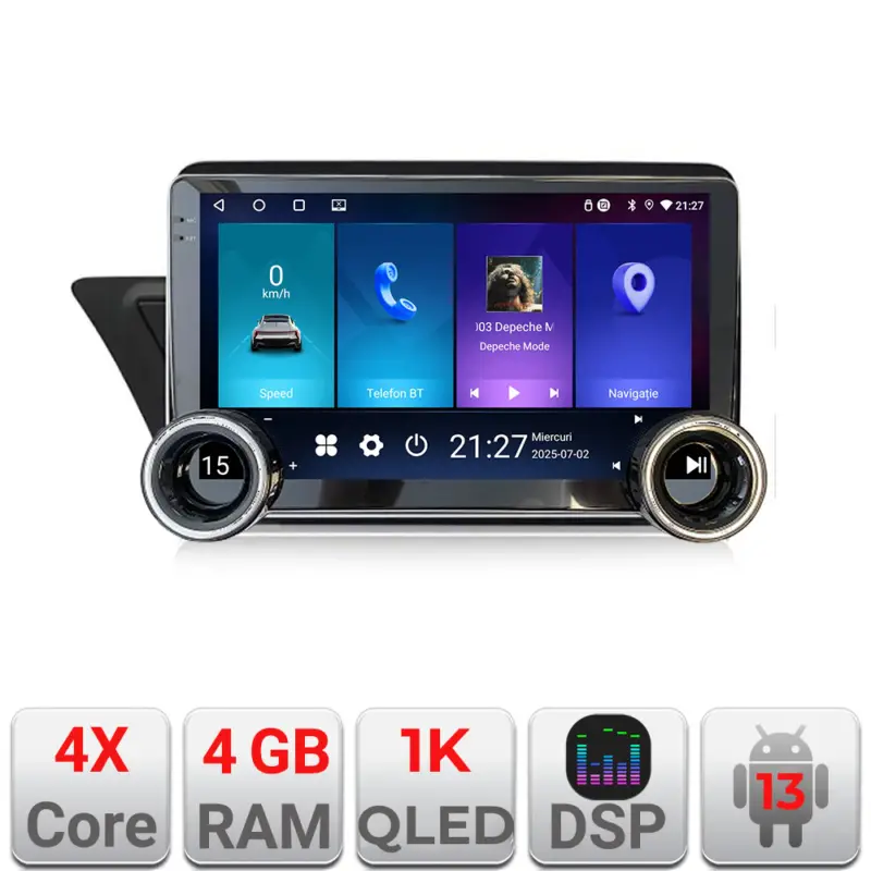 Navigatie Android Audi A4 A5 B8 cu MMI 3G, 10.5 inch, 4GB+64GB Ofertă limitată
