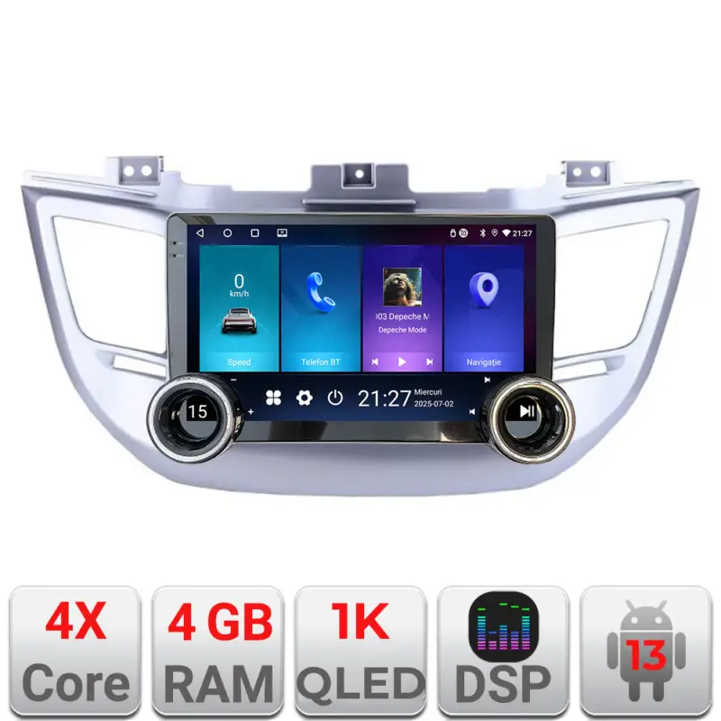 Navigatie Hyundai Tucson 2015-2019 Edotec 10.5 inch Android 4GB+64GB Bestseller