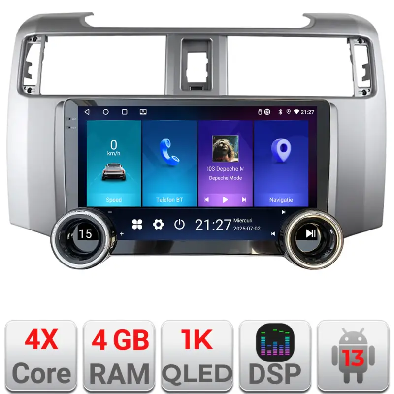 Navigație Toyota 4Runner 2009-2019 Edotec 10.5 inch Android 4GB+64GB Ieftin