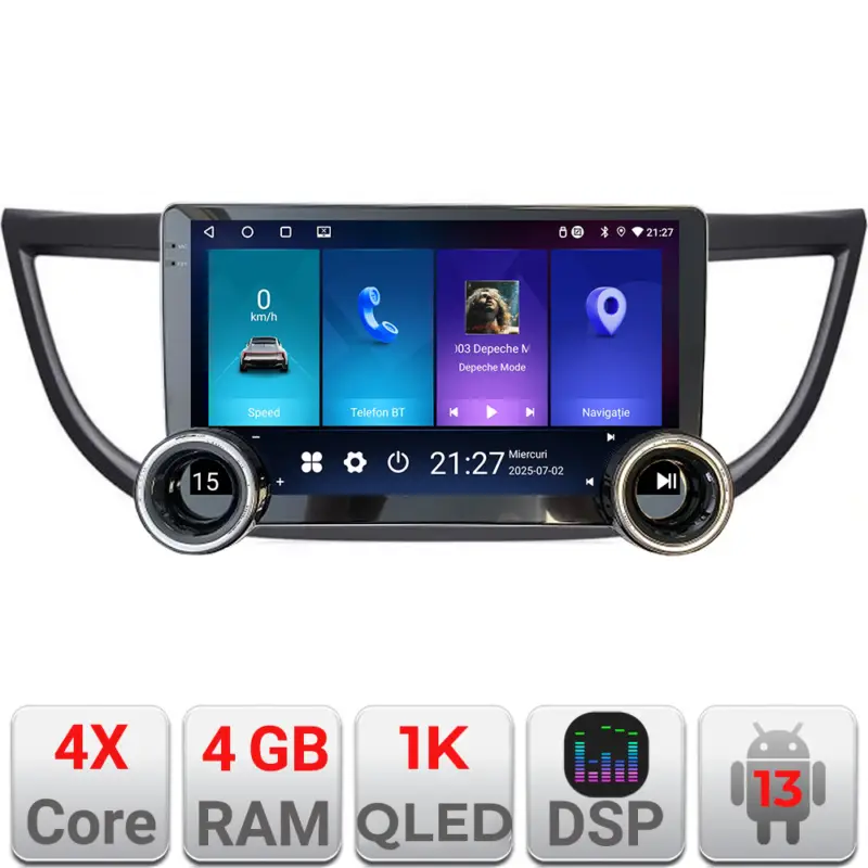 Navigatie Android Honda CR-V 2012-2016, 10.5 inch, 4GB+64GB, WiFi, GPS Reduceri